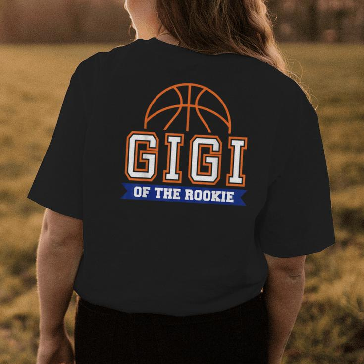 Gigi Of Rookie 1St Birthday Basketball Theme Matching Party Womens Back Print T-shirt Unique Gifts