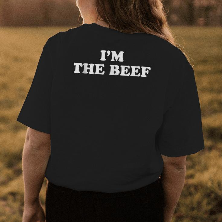 Im The Beef Womens Back Print T-shirt Unique Gifts