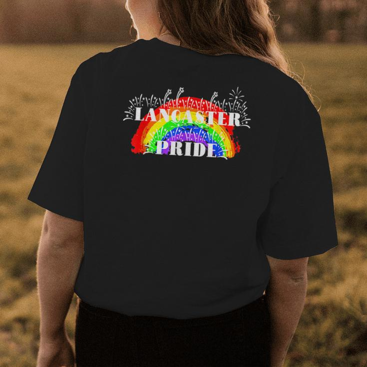 Lancaster Pride Rainbow For Gay Pride Womens Back Print T-shirt Unique Gifts