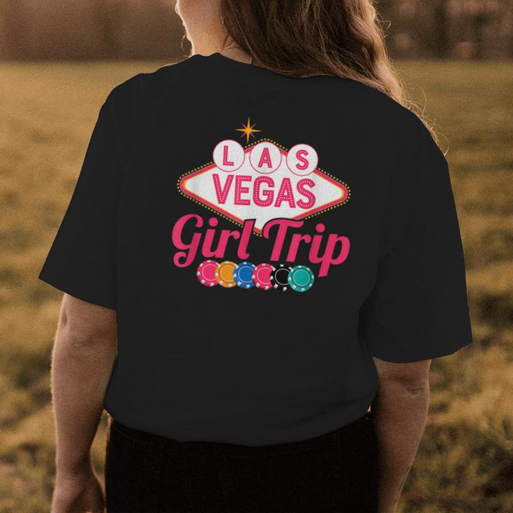 Las Vegas Girl Trip Bachelorette Birthday Womens Back Print T-shirt Unique Gifts