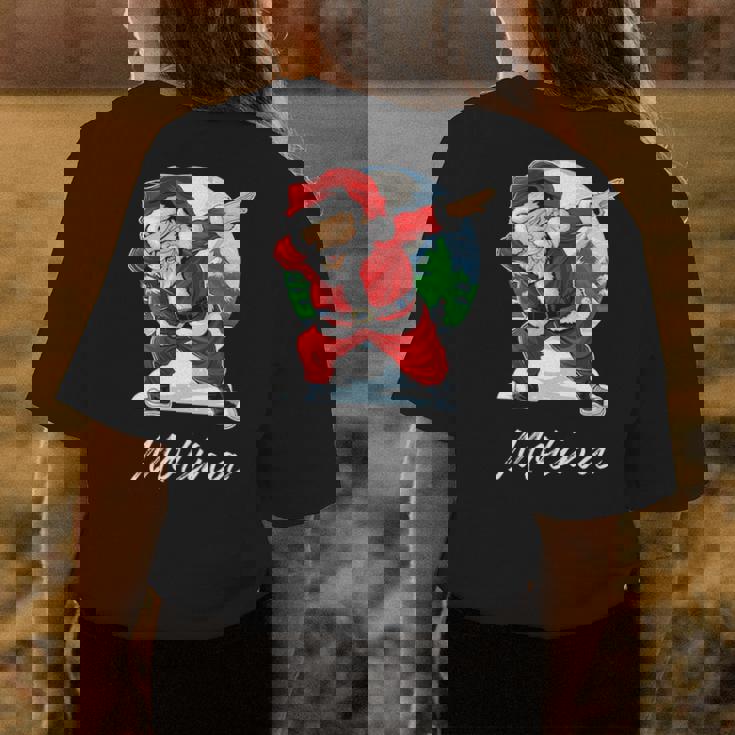 Molina Name Gift Santa Molina Womens Back Print T-shirt Seseable UK - Main Image