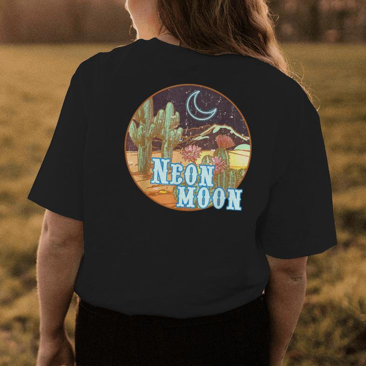 Neon Moon 90S Country Western Cowboy Cowgirl Womens Back Print T-shirt Unique Gifts