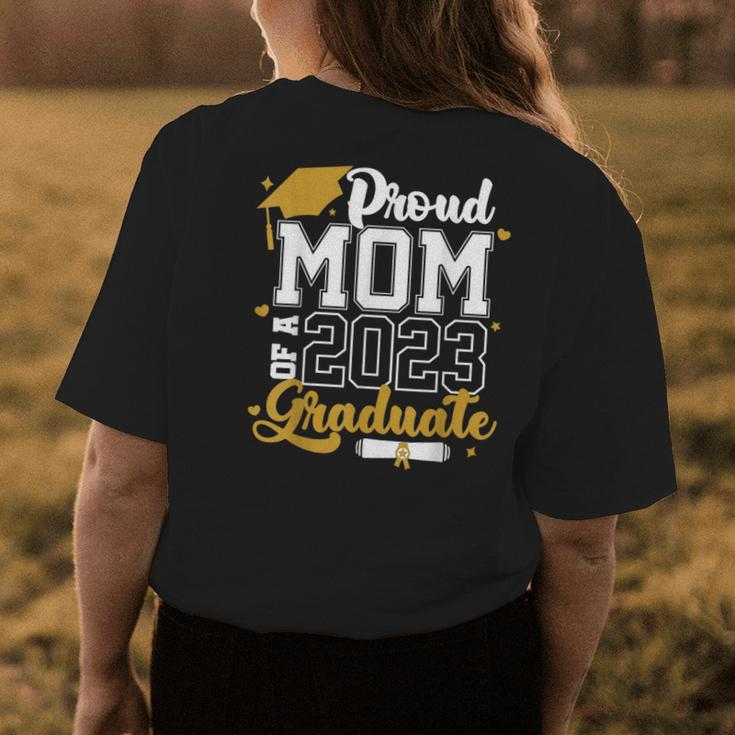 Proud Mom 2023 Graduate Senior 2023 Class Of 2023 Graduation Womens Back Print T-shirt Unique Gifts
