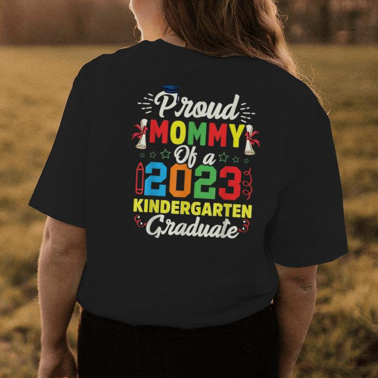 Proud Mommy Of 2023 Kindergarten Graduate Funny Graduation Womens Back Print T-shirt Personalized Gifts