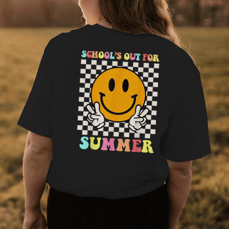 Schools Out For Summer Teacher Students Kids Womens Back Print T-shirt Unique Gifts