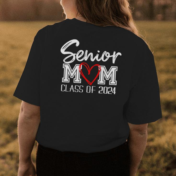 Senior Mom Class Of 2024 Happy Last Day Of School Graduation Gifts For Mom Funny Gifts Womens Back Print T-shirt Unique Gifts