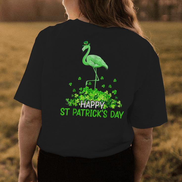 St Paddy Day Pink Flamingo Costume For Women Womens Back Print T-shirt Unique Gifts