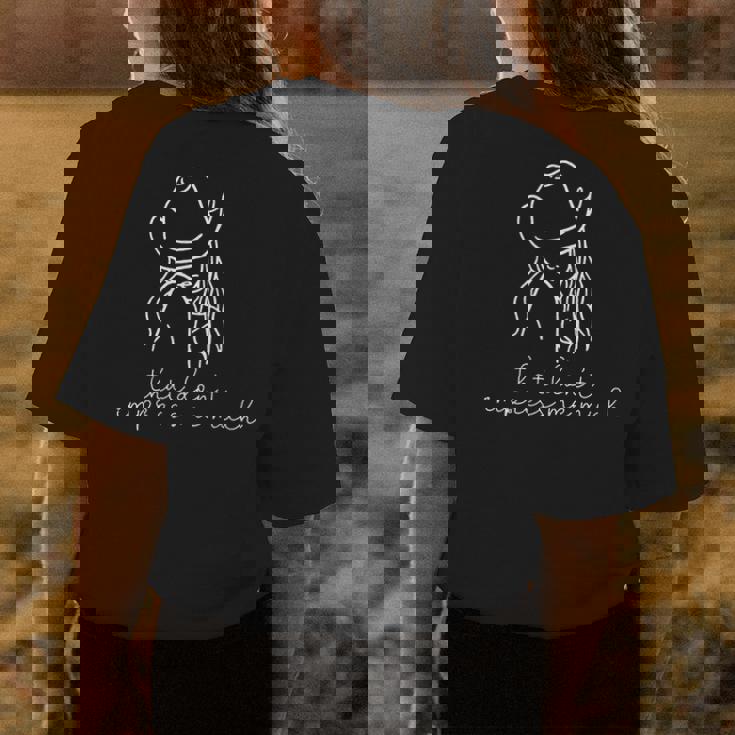 That Dont Impress Me Much Womens Back Print T-shirt Unique Gifts