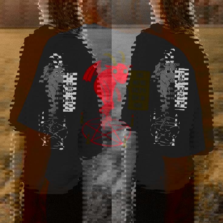 This Meeting Couldve Been An Email Demon Womens Back Print T-shirt Unique Gifts