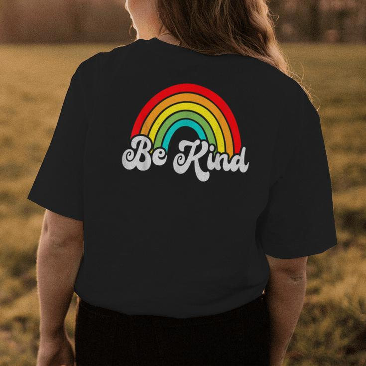 Unity Day Orange Teacher Kindness Antibullying Retro Be Kind Womens Back Print T-shirt Unique Gifts
