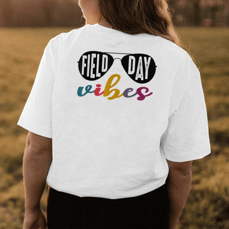 Field Day Vibes 2022 Last Day Of School Field Day Teacher Women's T-shirt Back Print Unique Gifts