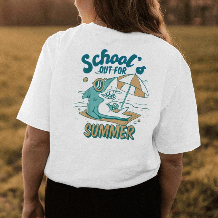 Happy Last Day Of Schools Out For Summer Teacher Boys Girls Womens Back Print T-shirt Unique Gifts