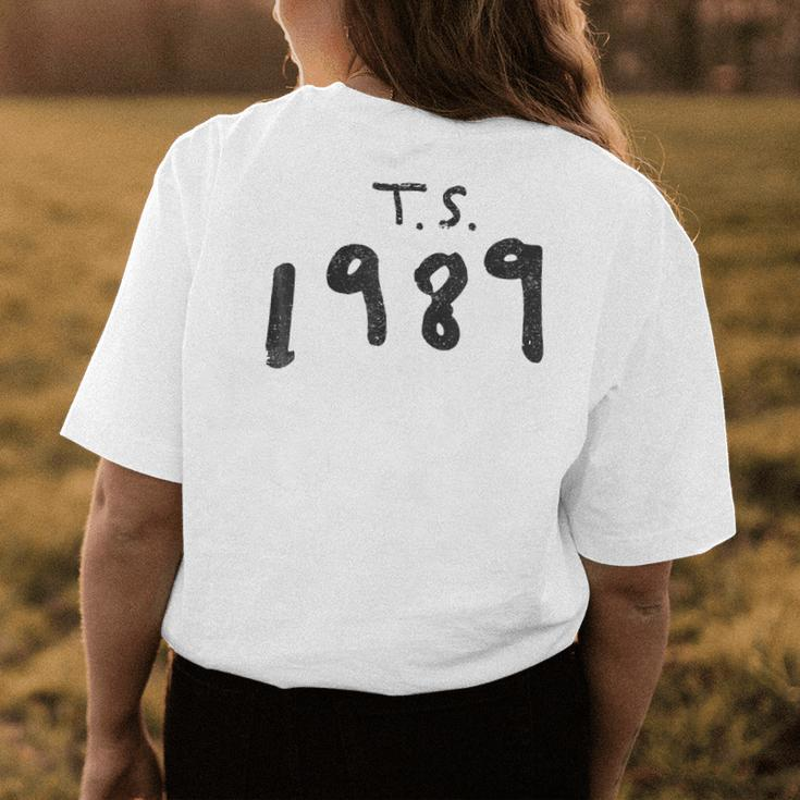 TS1989 Funny Women Birthday Womens Back Print T-shirt Unique Gifts