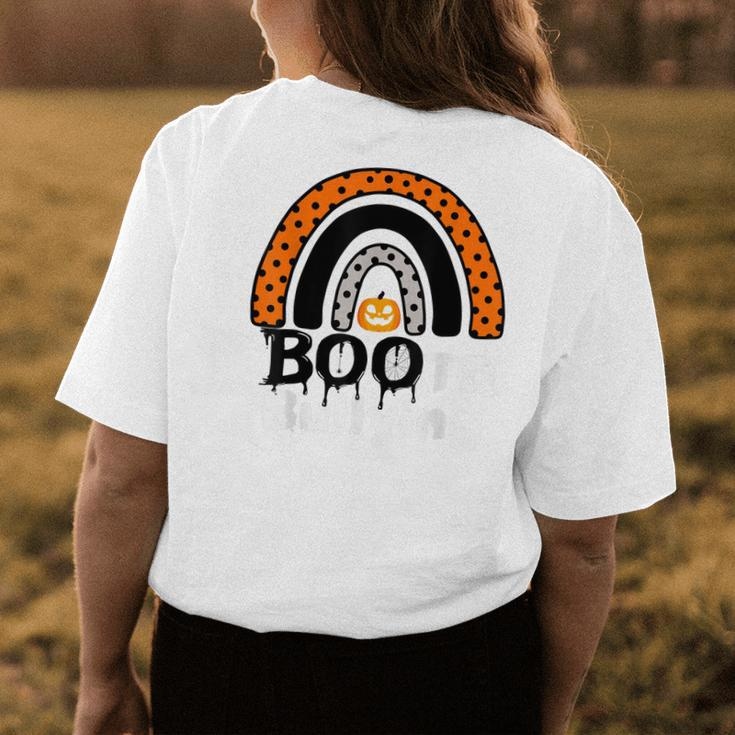 Unity Day Orange Boo To Bullying Halloween Be Kind Womens Back Print T-shirt Unique Gifts