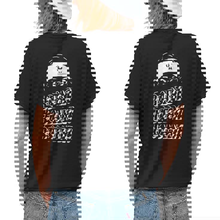 Bobbys Funny Portis For Men Women Womens Back Print T-shirt Gifts for Her