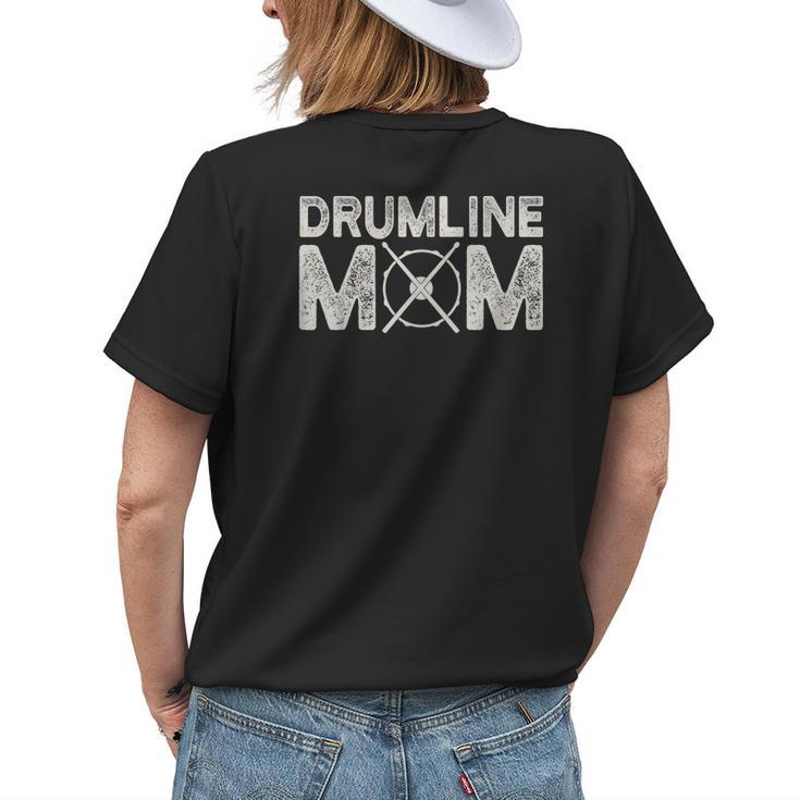 Drumline Mom - Funny Marching Band Mom For Mothers Day Womens Back Print T-shirt Gifts for Her