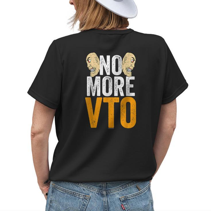 No More Vto Swagazon Associate Pride Coworker Swag Gift Womens Back Print T-shirt Gifts for Her