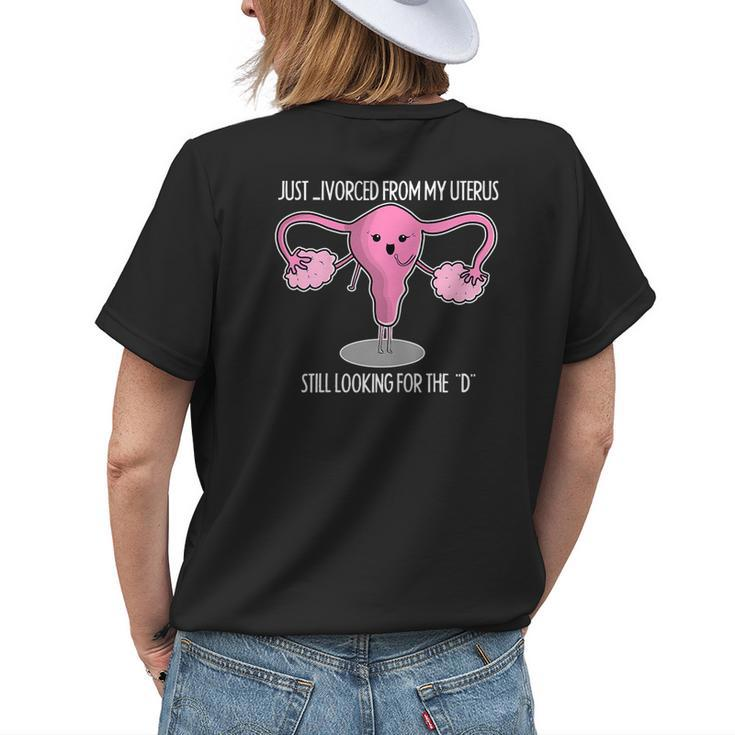 Uterus Removal Hysterectomy Funny Gift Gift For Womens Womens Back Print T-shirt Gifts for Her