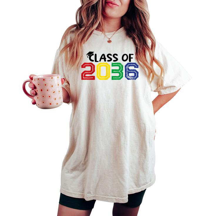 Class Of 2036 Boys Girls Women's Oversized Comfort T-shirt