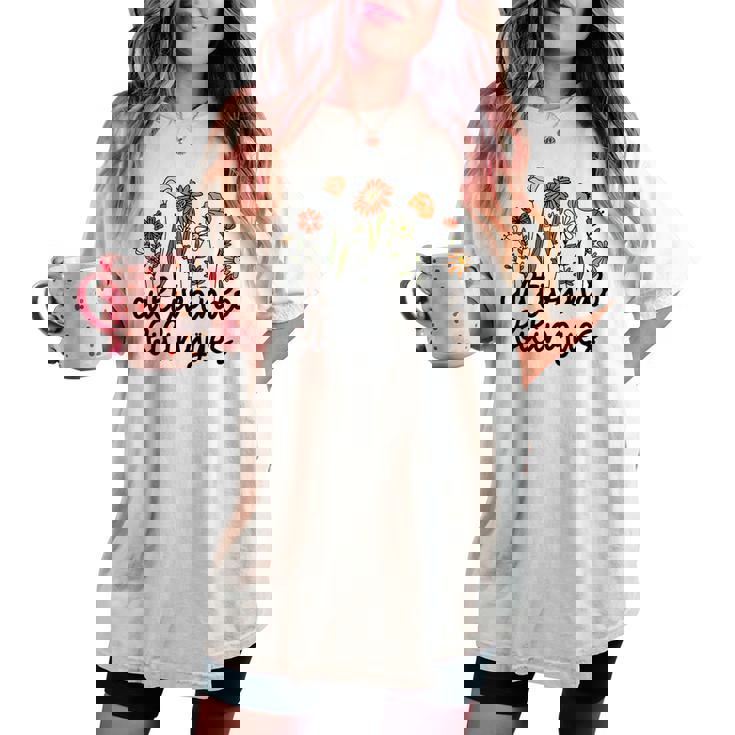 Retro Cultivando Bilingues Dual Language Bilingual Teacher Women's Oversized Comfort T-shirt