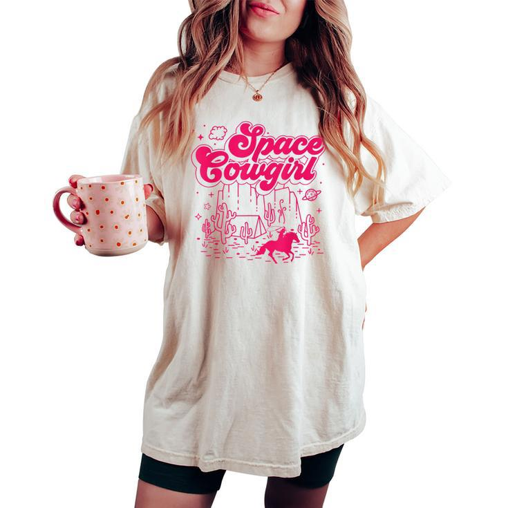 Space Cowgirls Bachelorette Party Rodeo Girls Women's Oversized Comfort T-shirt