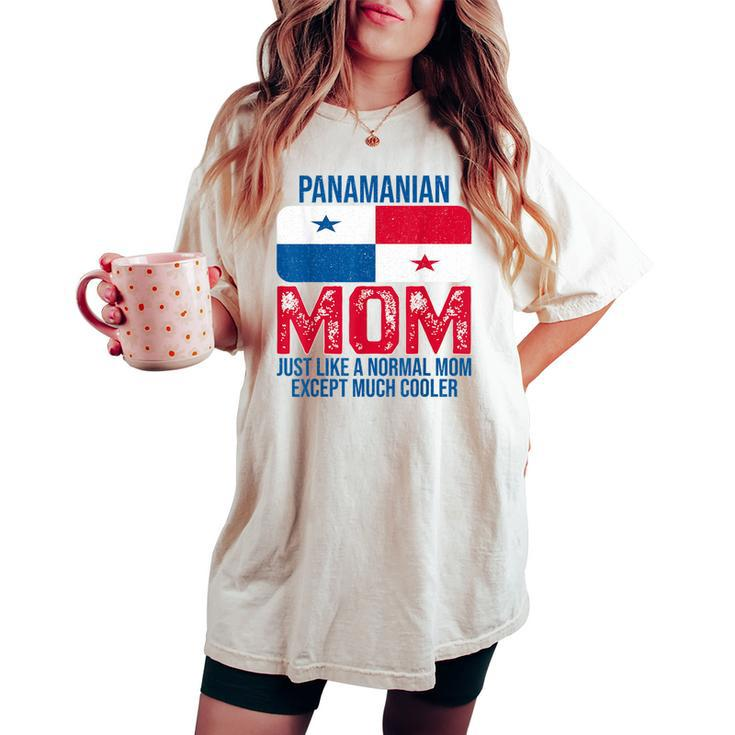 Vintage Panamanian Mom Panama Flag For Mother's Day Women's Oversized Comfort T-shirt