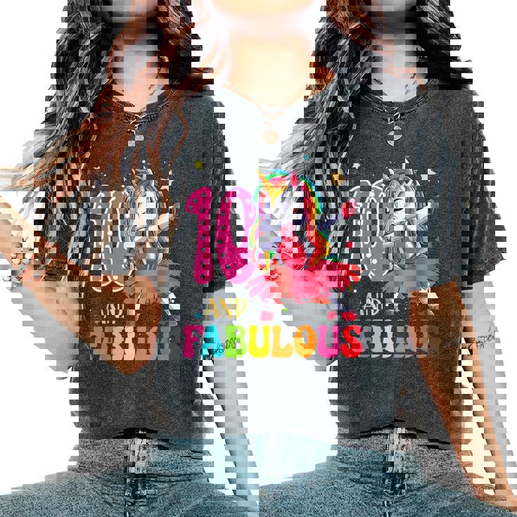 Fabulous At 10, 10th Birthday Unicorn Gift Shirt For Girl Fabulous At 10, 10th Birthday Unicorn Gift Shirt For Girl