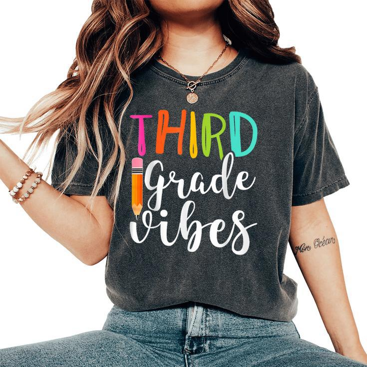 3Rd Grade Back To School Third Grade Teacher Student Women's Oversized Comfort T-Shirt