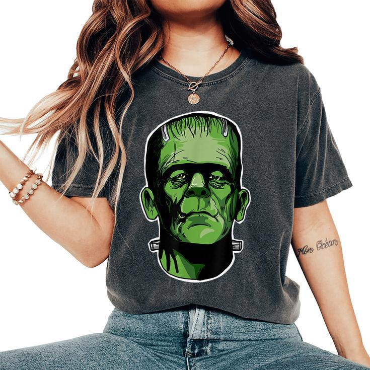 Frankenstein Monster Horror Halloween Halloween Women's Oversized Comfort T-Shirt