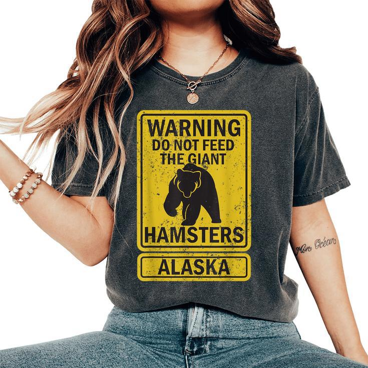 Alaska Grizzly Brown Kodiak Bear For Women Women's Oversized Comfort T-Shirt