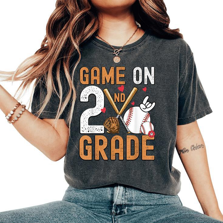 Games On 2Nd Grade First Day Of School Women's Oversized Comfort T-Shirt