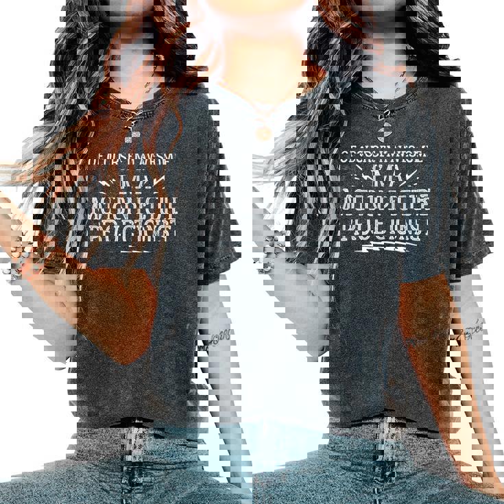 Motion Picture Projectionist For And Women's Oversized Comfort T-Shirt
