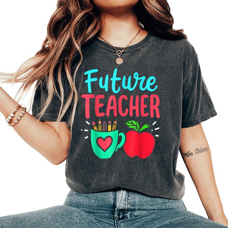 Future Teacher Education Student Women's Oversized Comfort T-Shirt