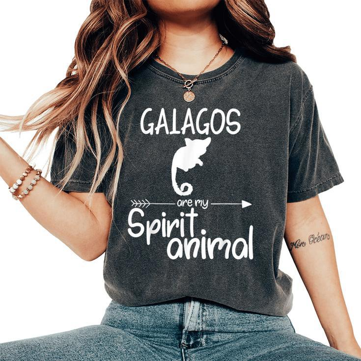 Galagos Are My Spirit Animal For Monkey Lemur Women's Oversized Comfort T-Shirt