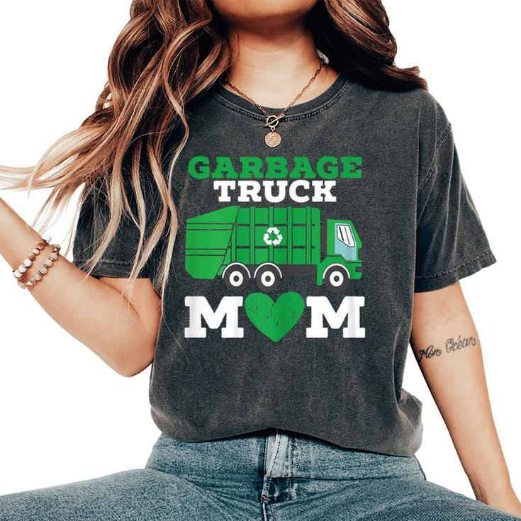 Garbage Truck Mom Waste Management Recycling Motherhood Women's Oversized Comfort T-Shirt