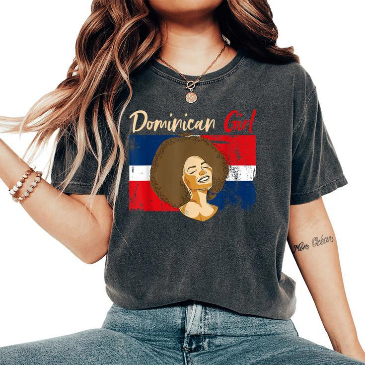 Girl Mom Dominican Republic Dominican Girl Women's Oversized Comfort T-Shirt