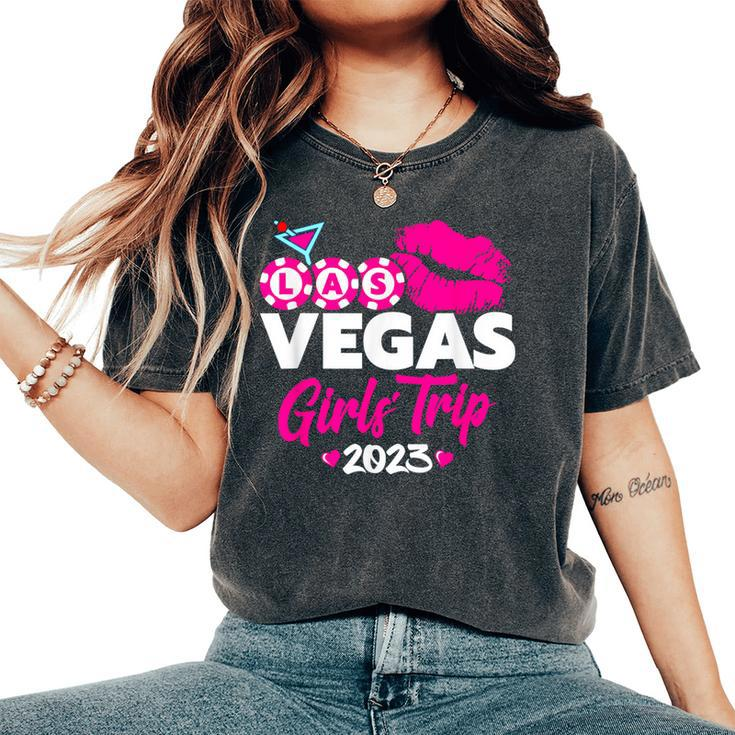 Girls Trip Vegas Las Vegas 2023 Vegas Girls Trip 2023 Women's Oversized Comfort T-Shirt