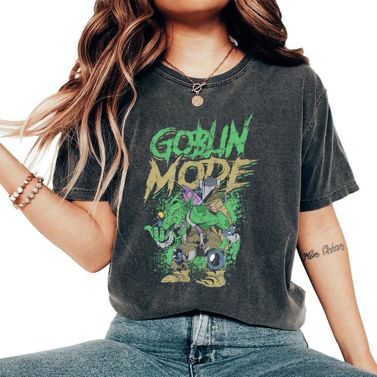 Goblin Mode Horror Halloween Halloween Women's Oversized Comfort T-Shirt