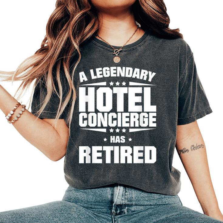A Legendary Hotel Concierge Has Retired Women's Oversized Comfort T-Shirt