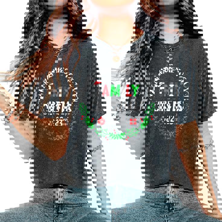 Making Memories Together Cute Family Christmas 2023 Women's Oversized Comfort T-Shirt