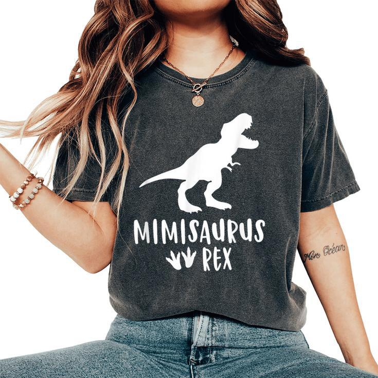Mimisaurus T Rex For Grandma Dinosaur Women's Oversized Comfort T-Shirt