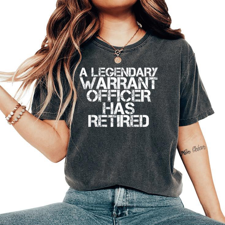 Retired Chief Warrant Officer 2020 Legendary Officer Women's Oversized Comfort T-Shirt