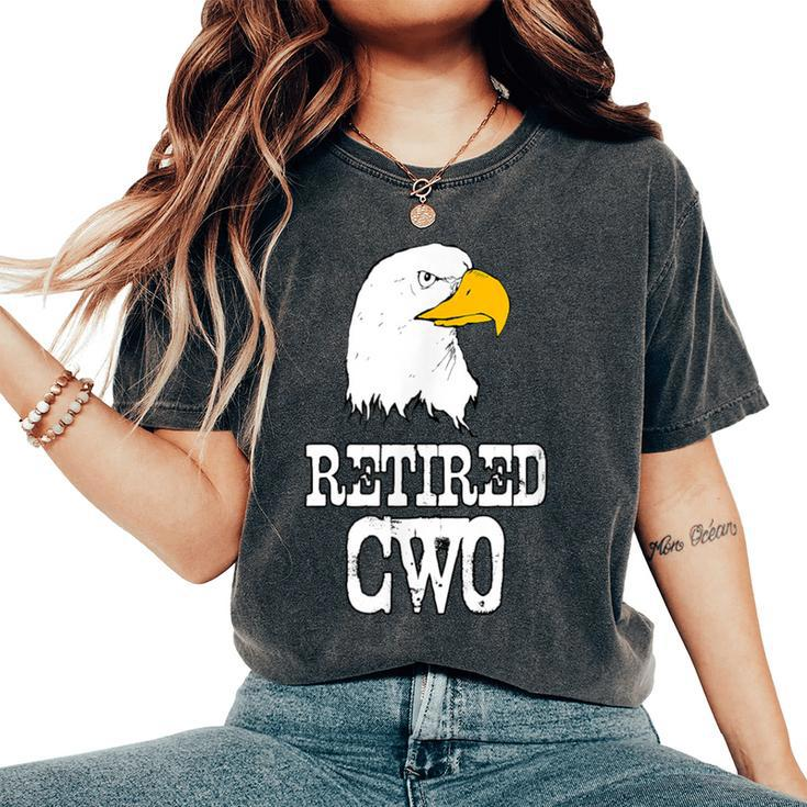 Retired Chief Warrant Officer Cwo-3 Military 2019 T Women's Oversized Comfort T-Shirt