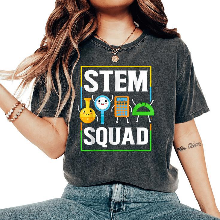 Science Technology Stem Teacher Lover Back To School Women's Oversized Comfort T-Shirt