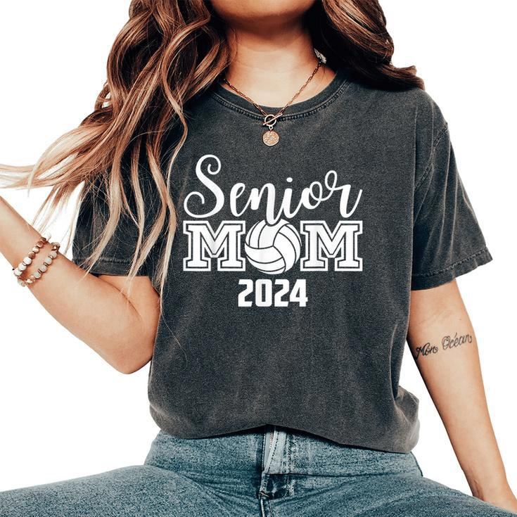 Senior Mom 2024 Volleyball Senior 2024 Class Of 2024 Women's Oversized Comfort T-Shirt