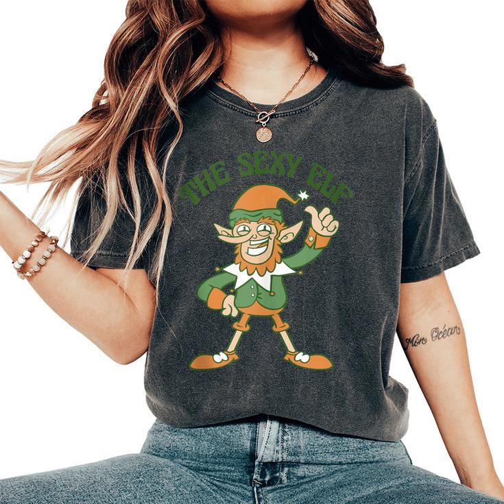 The Sexy Elf Cute Ugly Christmas Sweater Women's Oversized Comfort T-Shirt