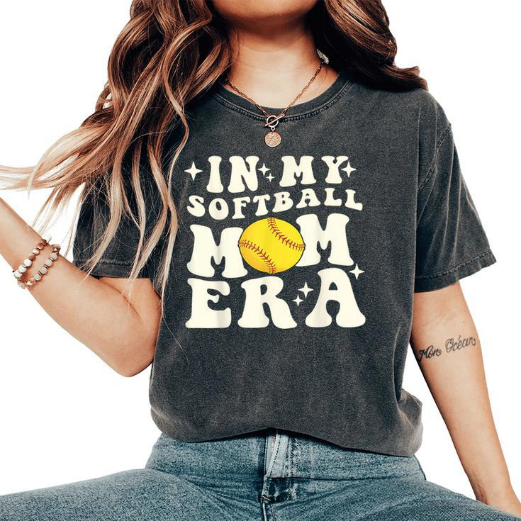 In My Softball Mom Era Women's Oversized Comfort T-Shirt