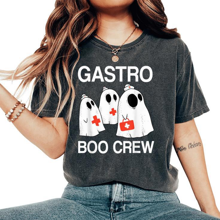 Spooky Gastro Boo Crew Halloween Costume Gi Nurse Women's Oversized Comfort T-Shirt