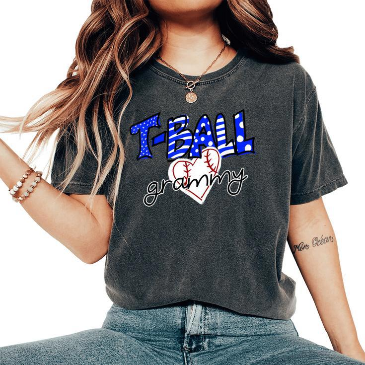 Tball Grammy  Womens  Ball Grandma  Gift Gift For Women Women's Oversized Graphic Print Comfort T-shirt