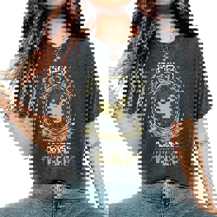 Never Underestimate The Power Of A Chinese Man Women's Oversized Comfort T-Shirt